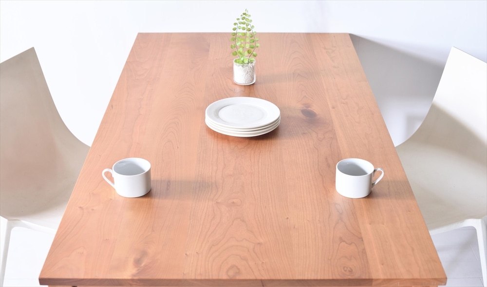 大川家具 地元生産品】 NO1ダイニングテーブル 120 チェリー | 店舗