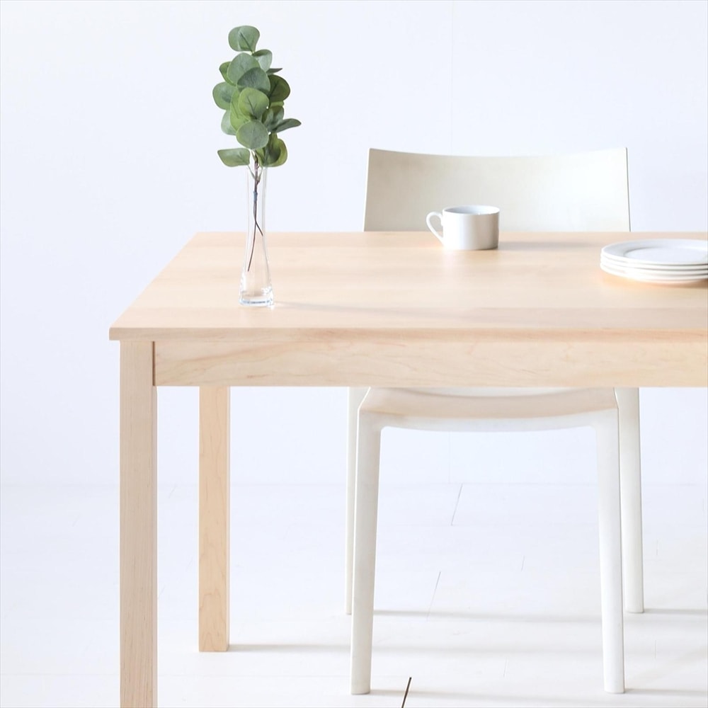 大川家具 地元生産品】 NO1ダイニングテーブル 120 メープル | 店舗