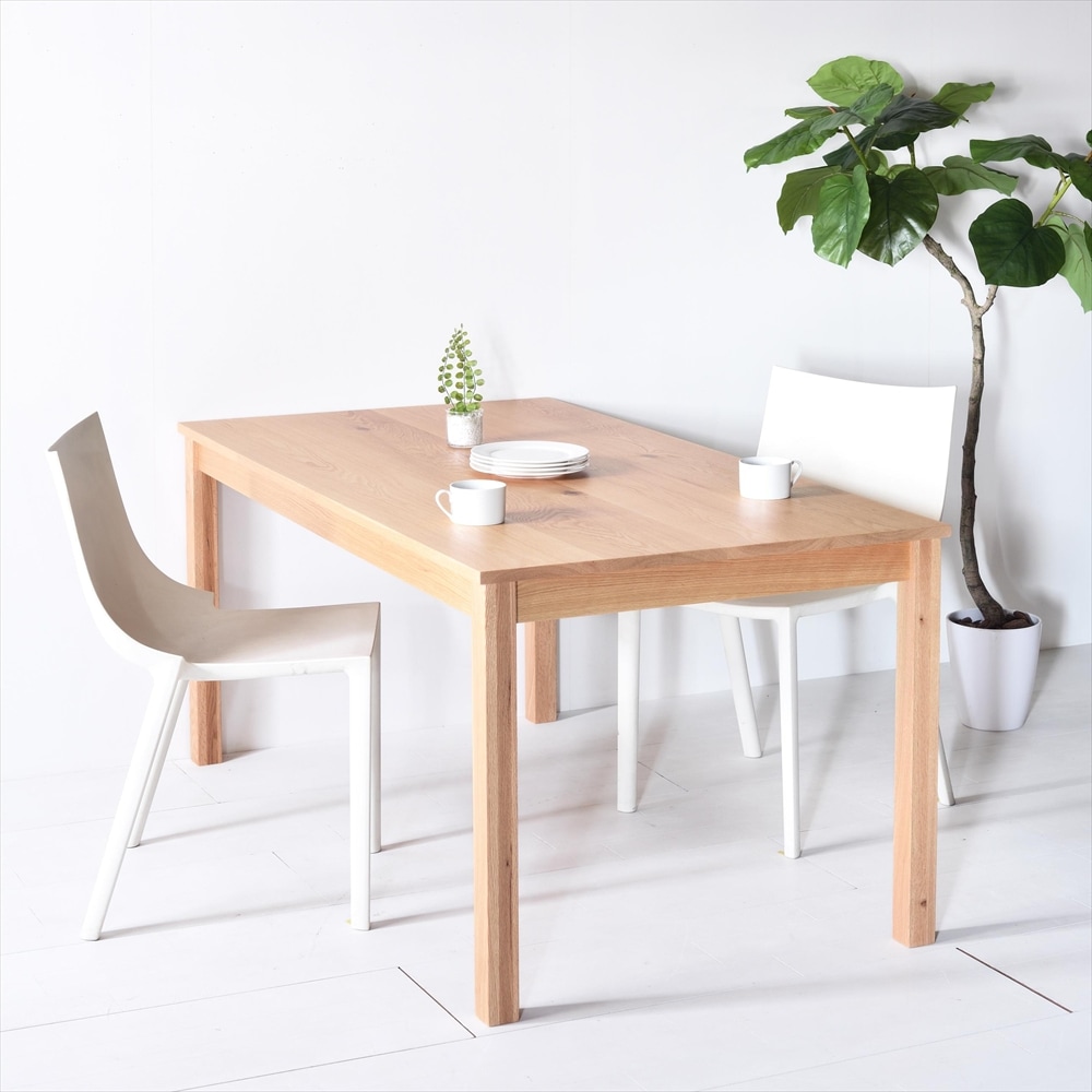 大川家具 地元生産品】 NO1ダイニングテーブル 120 オーク | 店舗