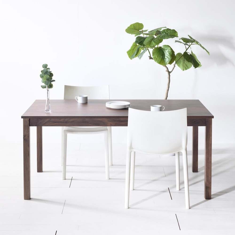 大川家具 地元生産品】 NO1ダイニングテーブル 150 ウォールナット