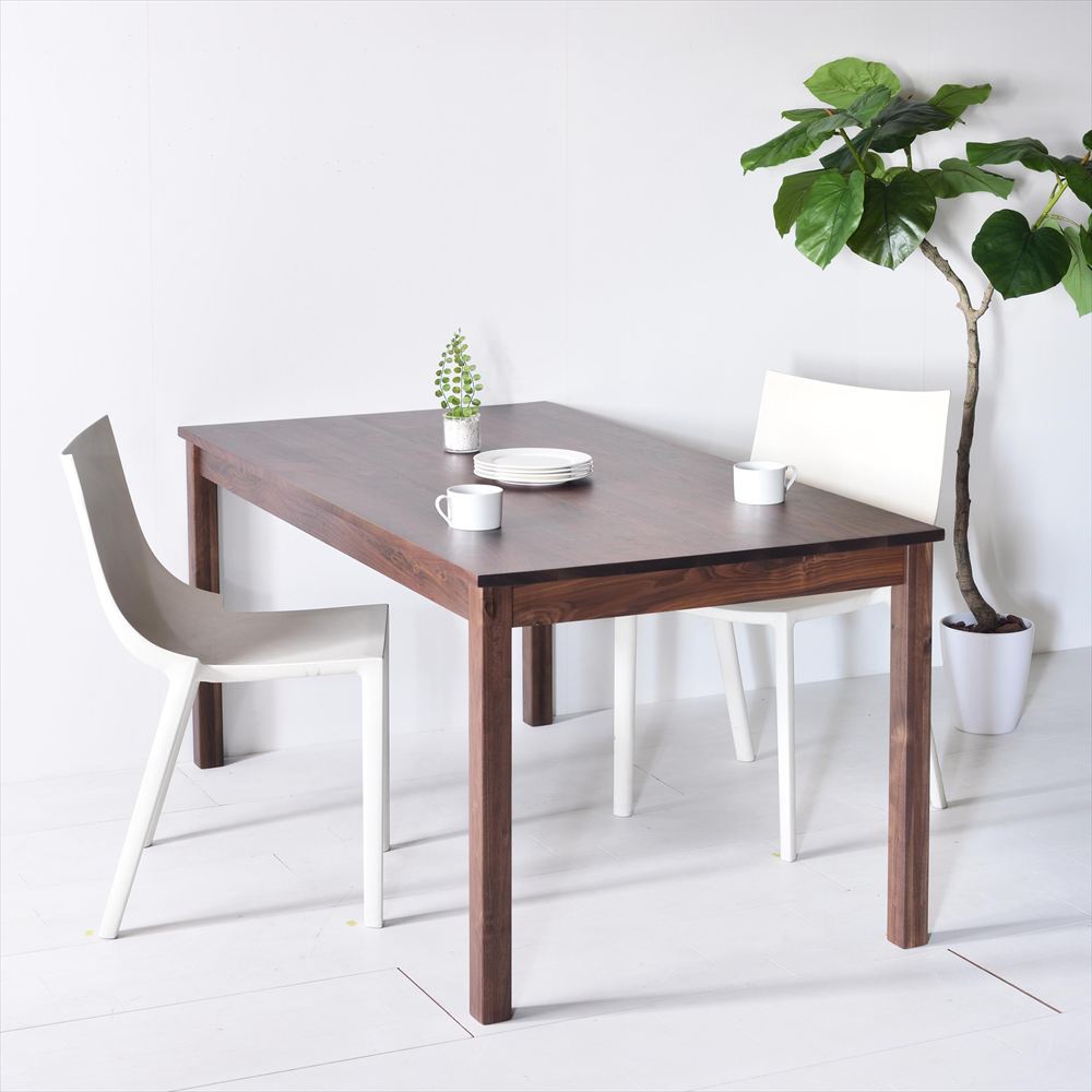 大川家具 地元生産品】 NO1ダイニングテーブル 150 ウォールナット