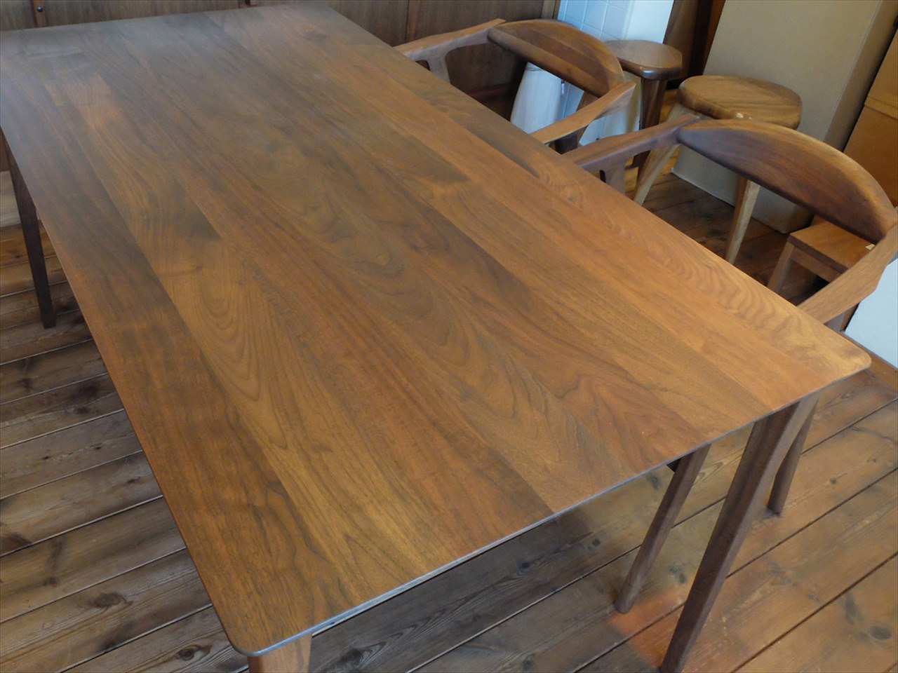 現品 ダイニングテーブル×1 チェア×4脚 ダイニング5点セット 国産家具