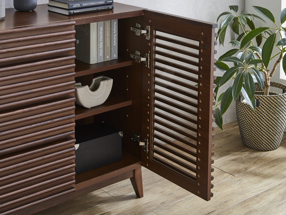 送料無料】 幅80cm 収納家具 キャビネット 木製 引出収納 北欧 サイド