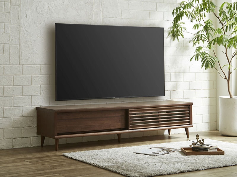ポーテ TVローボード 幅150cm/180cm ウォールナット/オーク