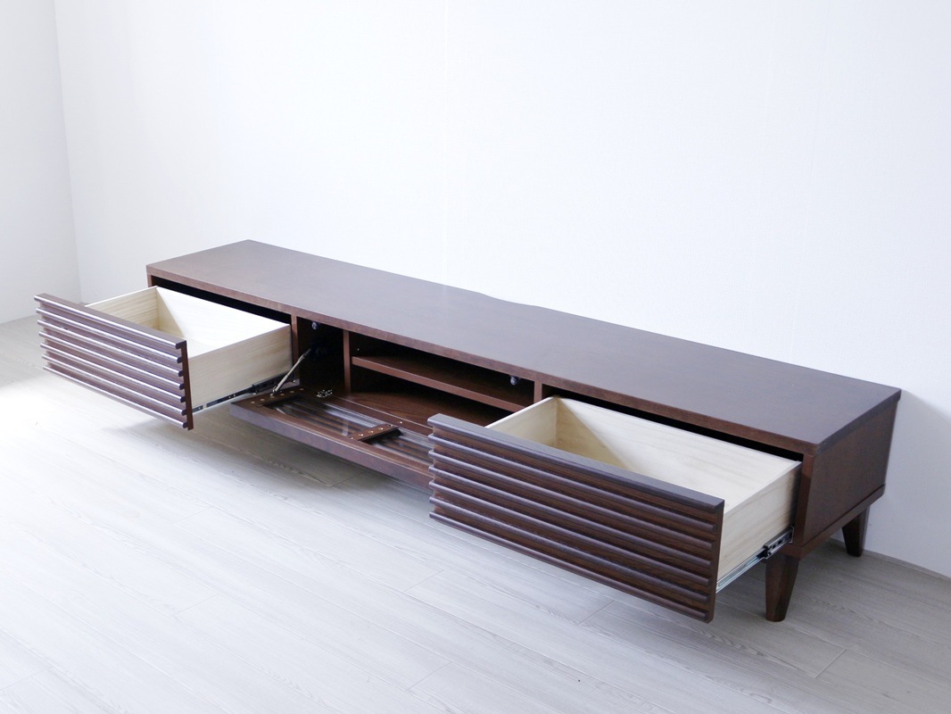 送料無料】 幅200cm大型 テレビ台 ローボード 扉付き テレビボード