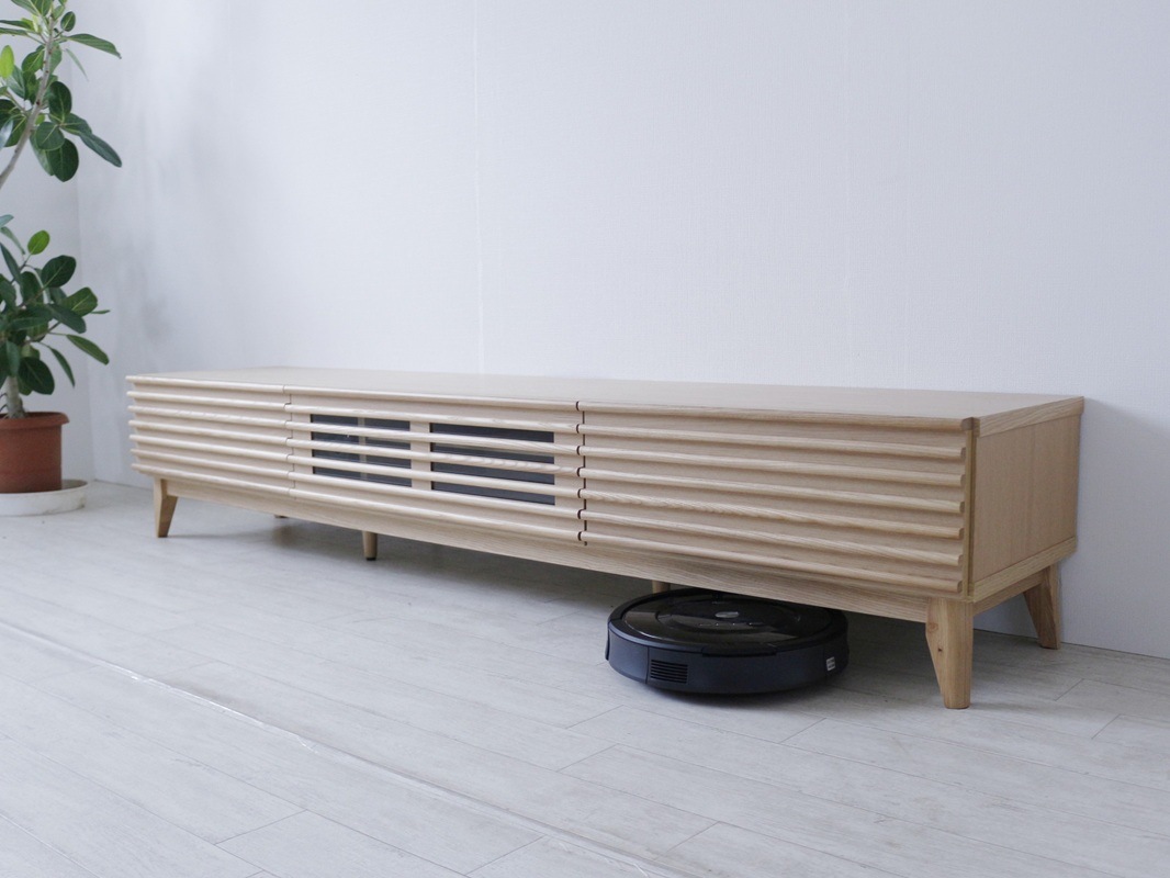 送料無料】 幅200cm大型 テレビ台 ローボード 扉付き テレビボード