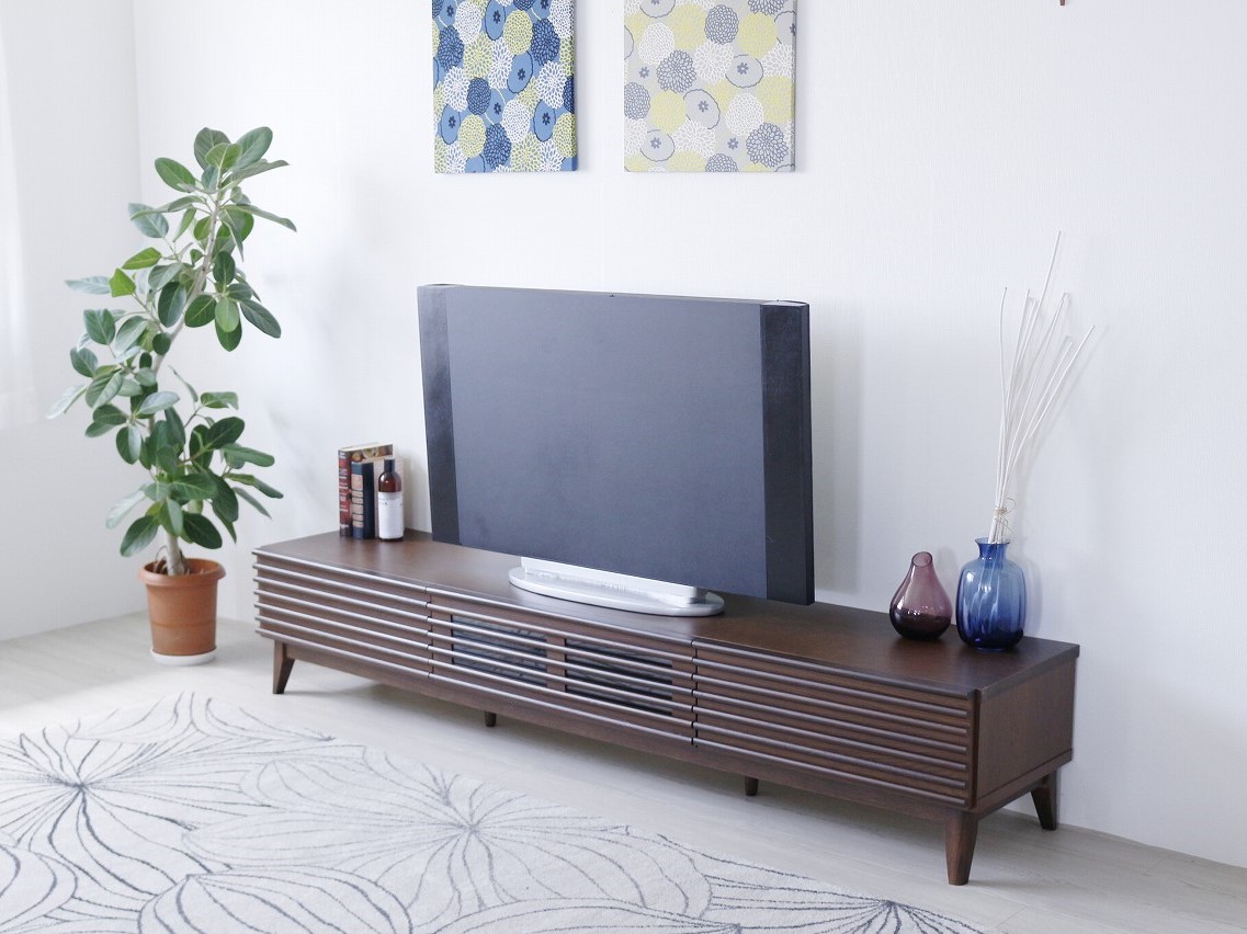 美品テレビ台　ローボード　200cm幅 楽天市場】テレビボード 完成品 テレビ台 200cm 白 グレー 黒