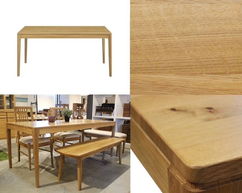 送料無料】ダイニングテーブル ウォールナット無垢 オーク無垢 天然木