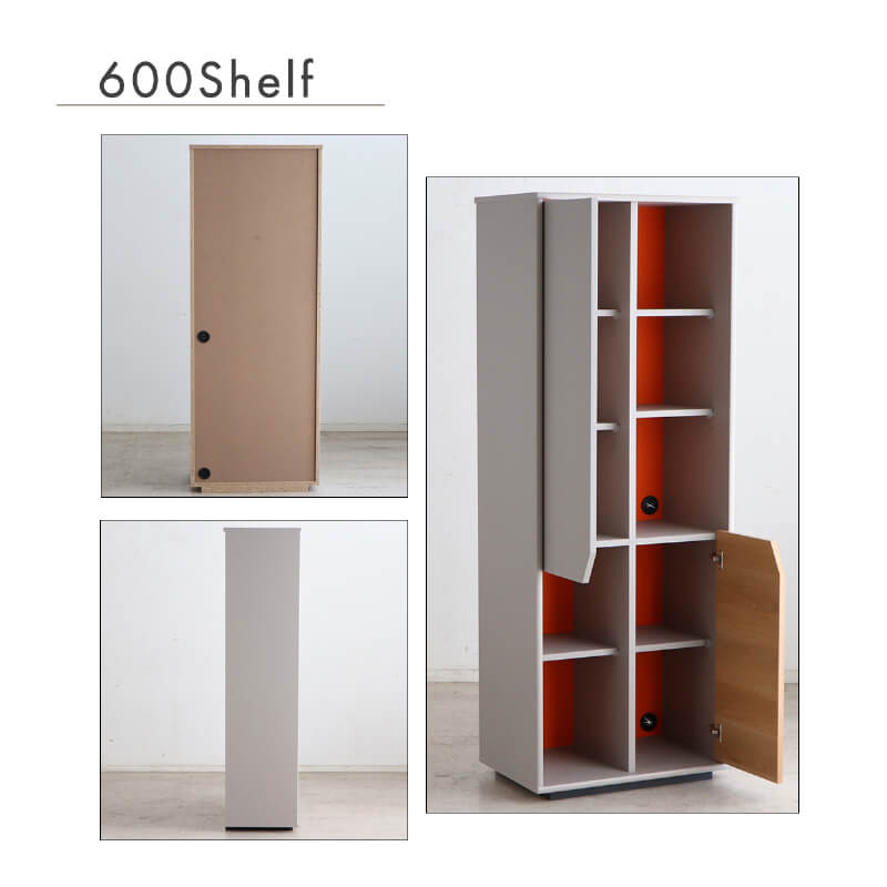 シェルフ キャビネット 幅60cm オープンラック 本棚 収納棚 リビング