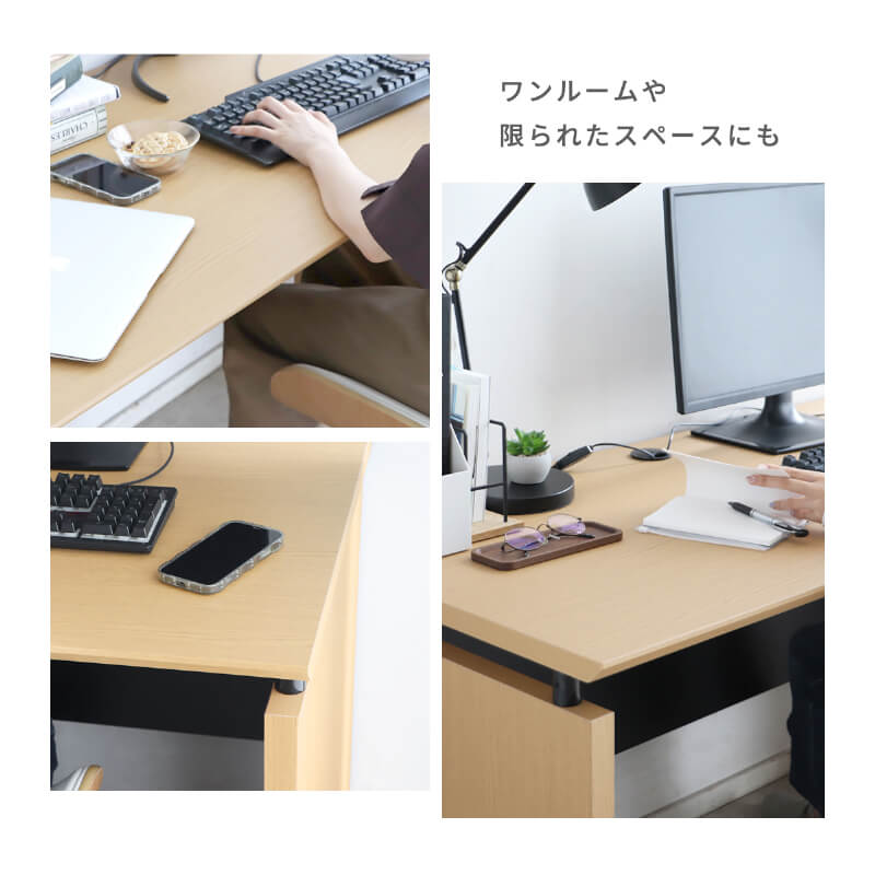 パソコンデスク 100cm 130cm デスク おしゃれ オフィスデスク PCデスク