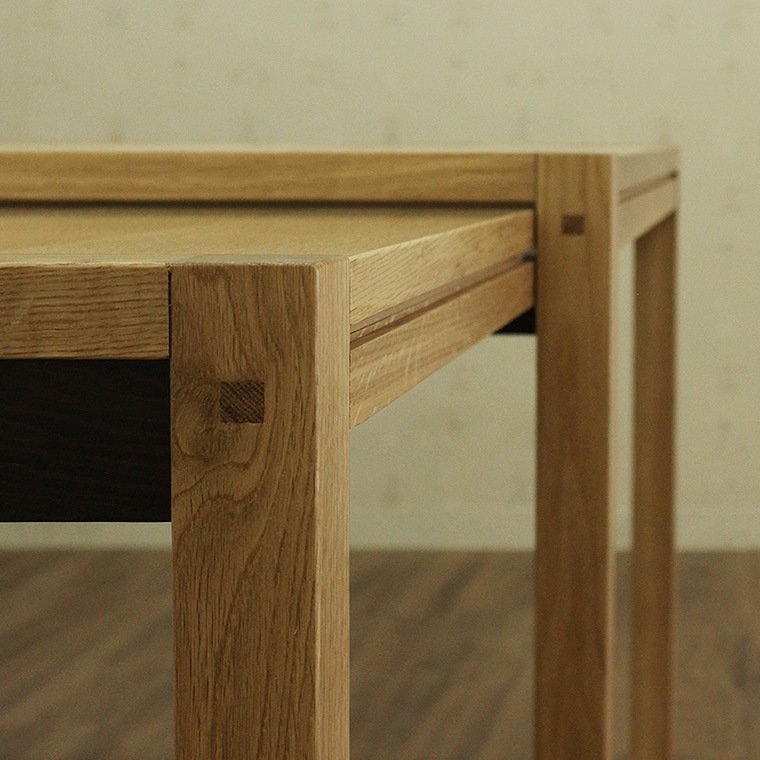 ダイニングテーブル Schroll850-ho 85-142x85x73cm 伸長式 WAプラス