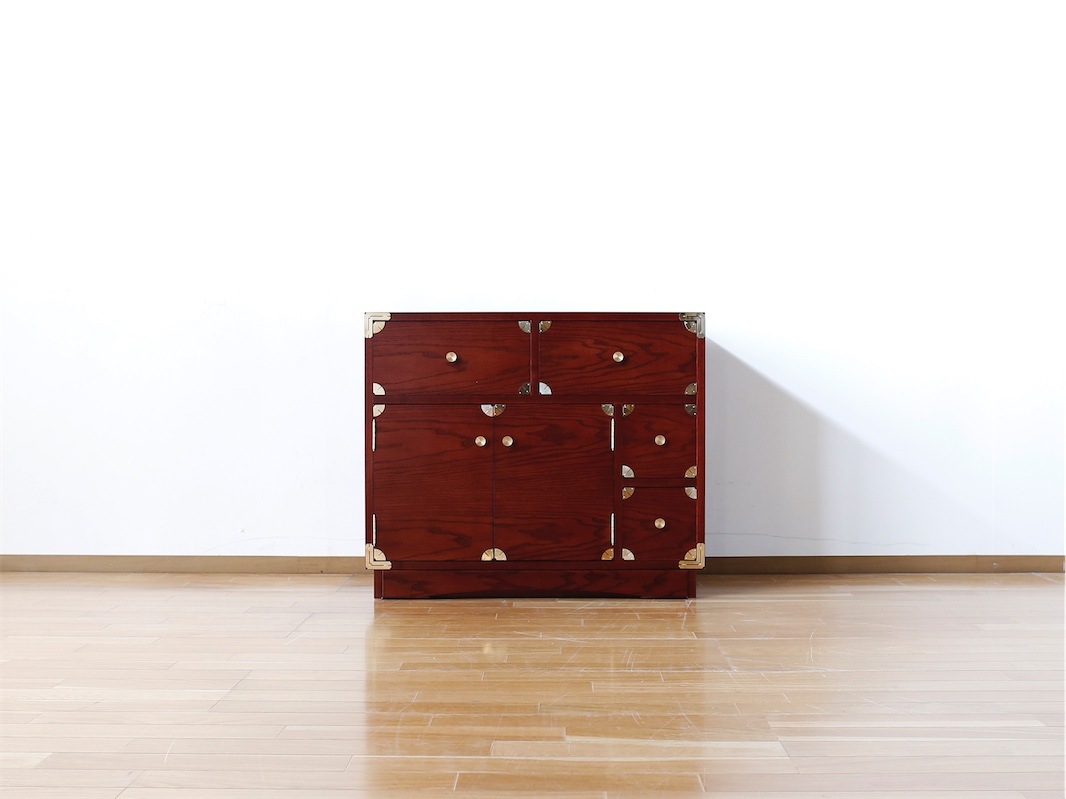 榎津民芸　キャビネット　伝統工芸家具　古民家風　民芸家具　幅60　アンティーク 榎津民芸 キャビネット 伝統工芸家具 古民家風 民芸家具 幅60 アンティーク