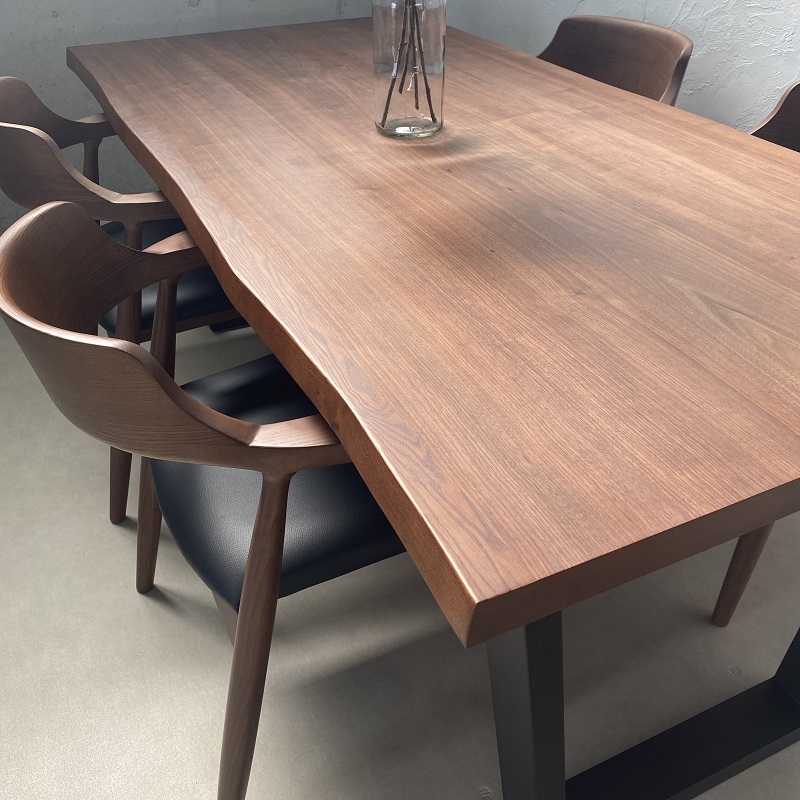 KT】ダイニングテーブル【200cm・ウォールナット】単品 | 店舗,株式