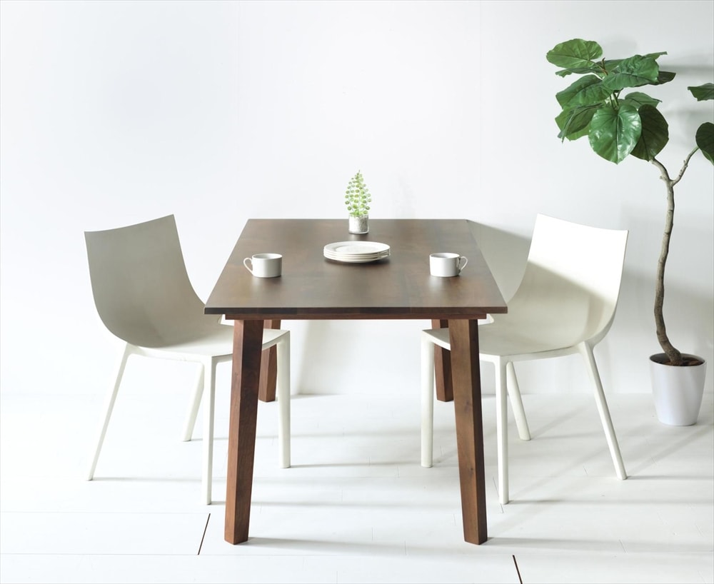 お部屋をシンプルに 】 セブンダイニングテーブル 120 ウォールナット