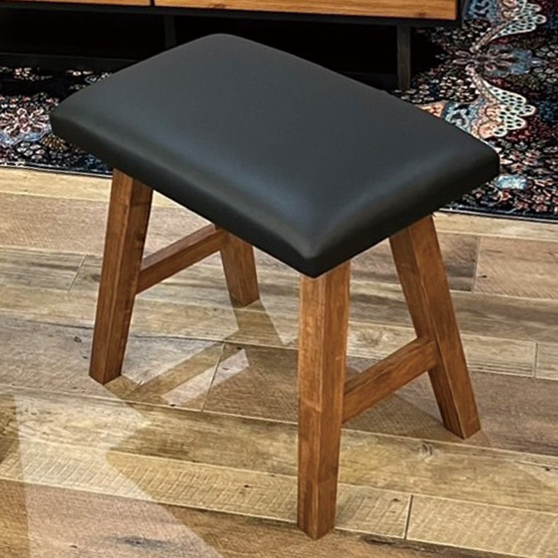 スツール 椅子 木製 高級感 おしゃれ 高さ42cm 無垢 シンプル 北欧