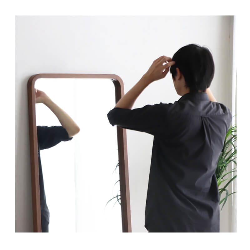 スタンドミラー 全身 幅60 高さ160 飛散防止 姿見 おしゃれ 鏡 全身鏡