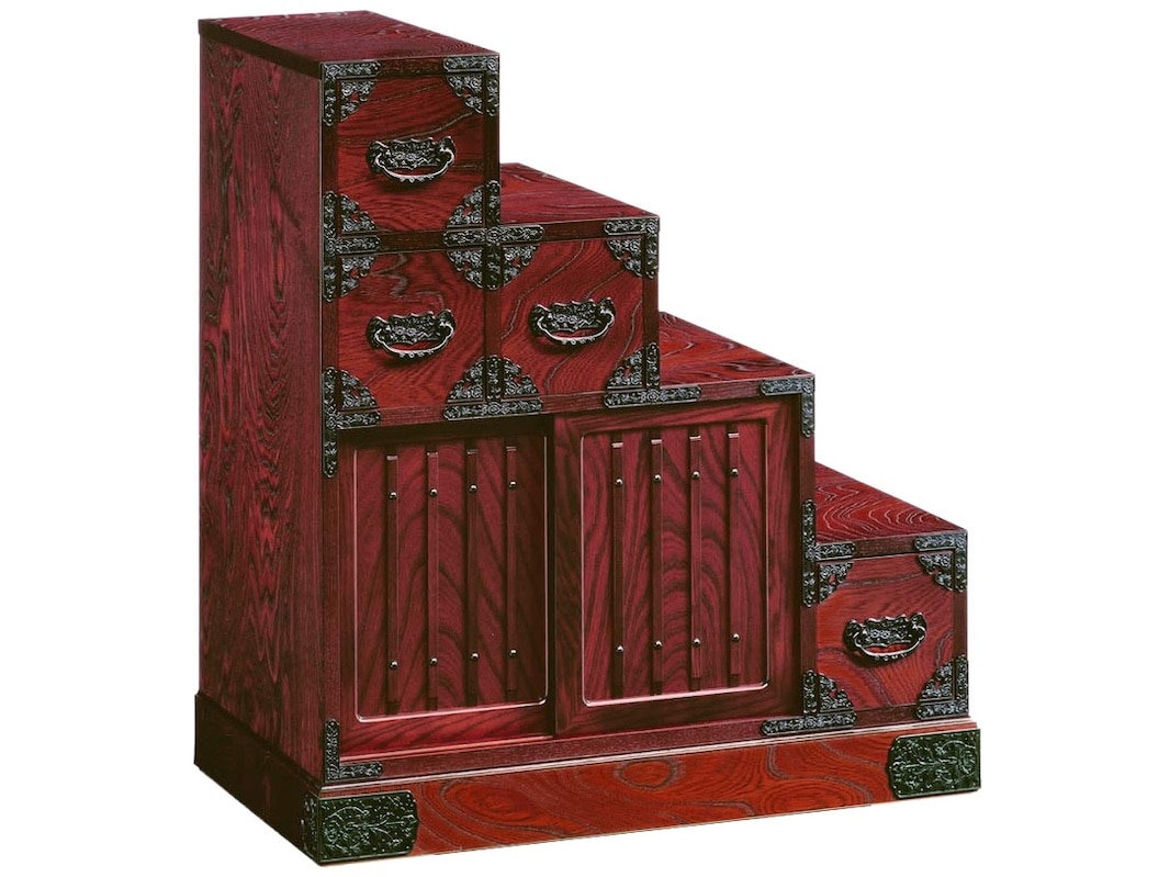 和箪笥 民芸家具 ロータリ ケヤキ 川野工芸 大川の民芸家具