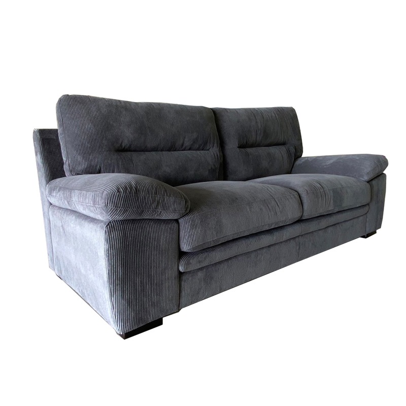 【美品】コーデュロイグレージュ 3Pソファ + オットマン 美品】コーデュロイグレージュ 3Pソファ + オットマン ソファ 3
