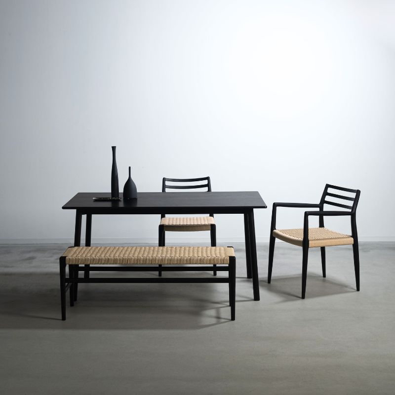 ブラック ペーパーコード ベンチ ペーパーコードベンチ | おしゃれな家具・インテリア通販 CORDi [コーディ]