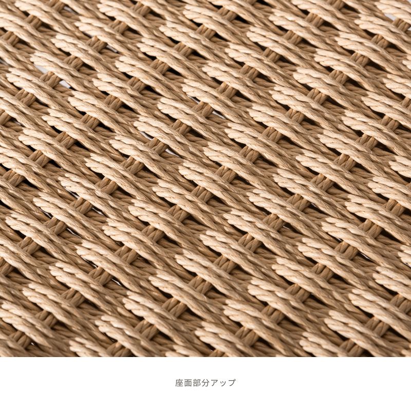 F7-136BK 】ペーパーコードベンチ | 店舗,株式会社河口家具製作所