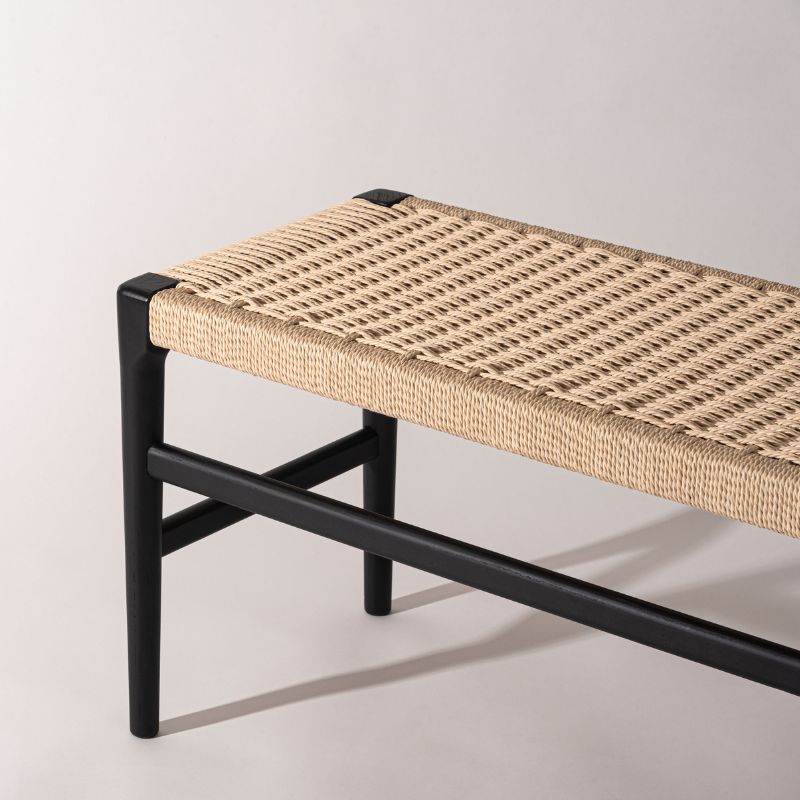 ブラック ペーパーコード ベンチ ペーパーコードベンチ | おしゃれな家具・インテリア通販 CORDi [コーディ]