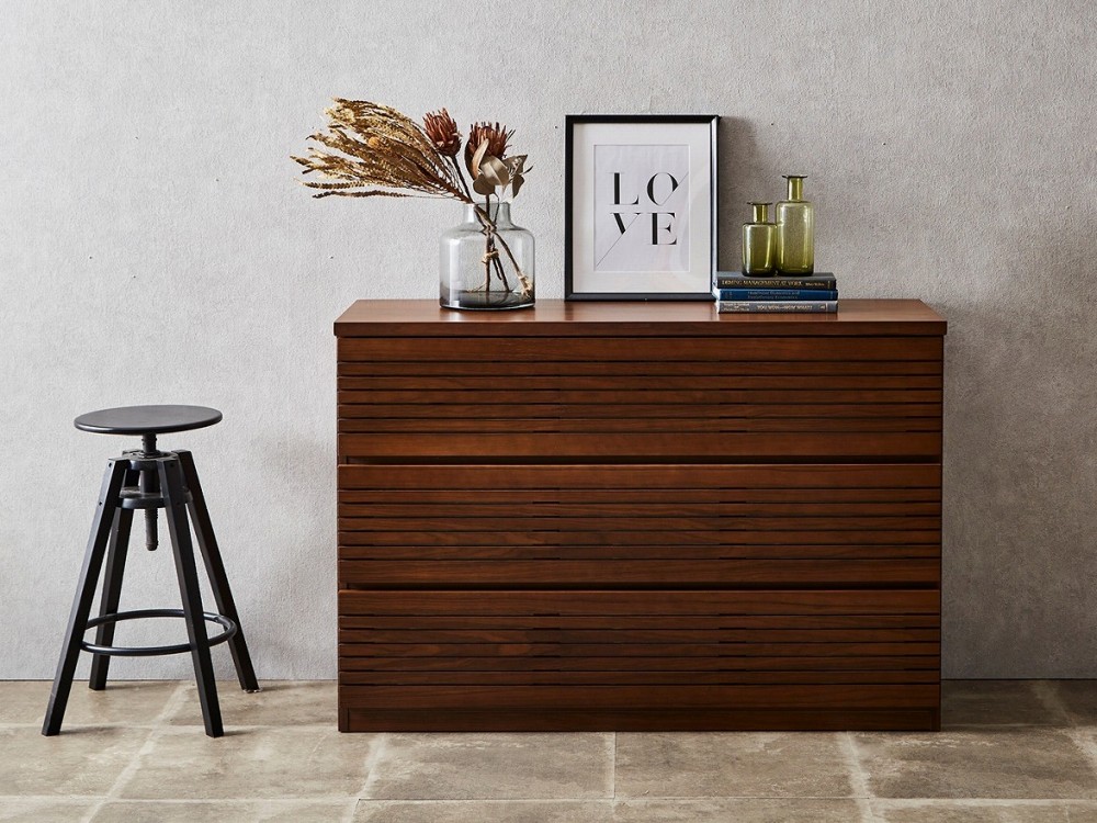 ナチュラルウッド 8段チェスト タンス 押入れ チェスト 北欧