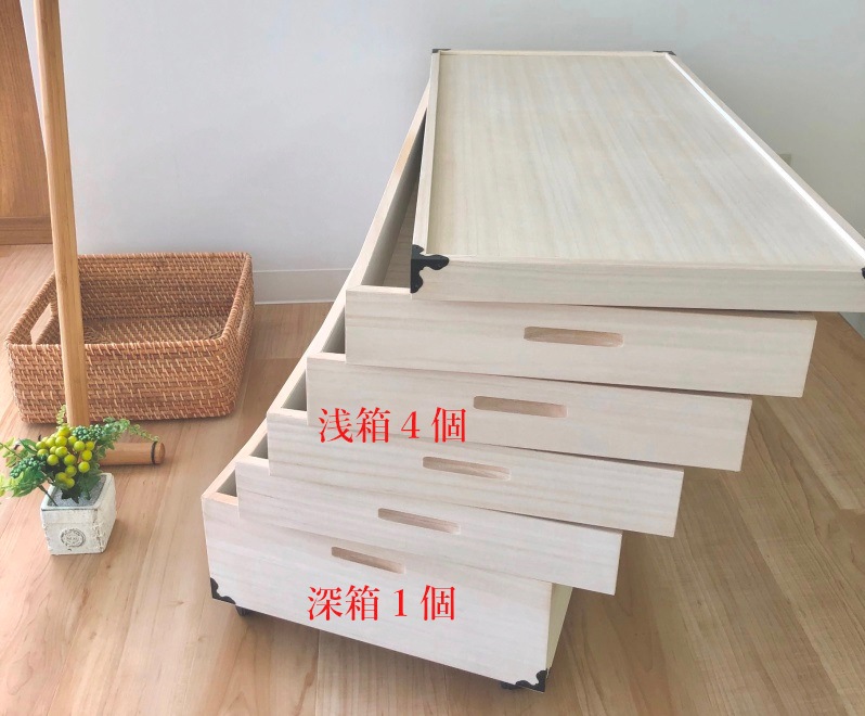 【総桐クローゼット用】洋風桐タンス キャスター付 肥前桐民芸 マーゼルン 総桐クローゼット収納 KCシリーズ | 株式会社マーゼルン 肥前