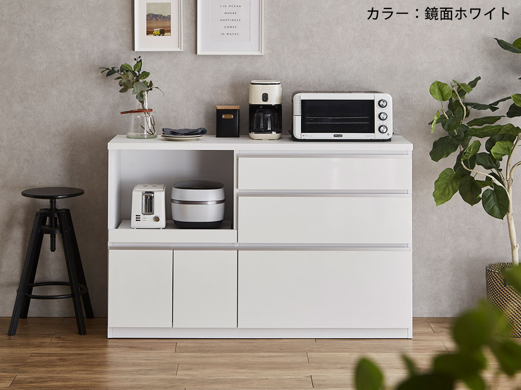 GOLDさま専用　S725 ⭐キッチンカウンター おしゃれ 大理石柄 ブラック キッチンカウンター 完成品 幅140 大理石柄 お洒落 ブラック