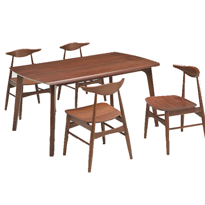 ダイニングテーブルセット 4人掛け 5点セット 木製 テーブル 幅150