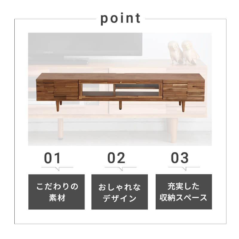 テレビボード 180 テレビ台 ガラス天板 おしゃれ ローボード