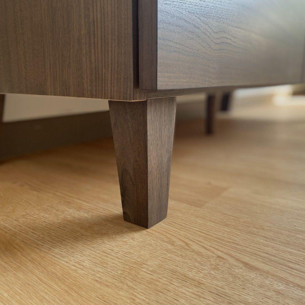 gold- ゴールド 120-3ローチェスト（ウォールナット/レッド