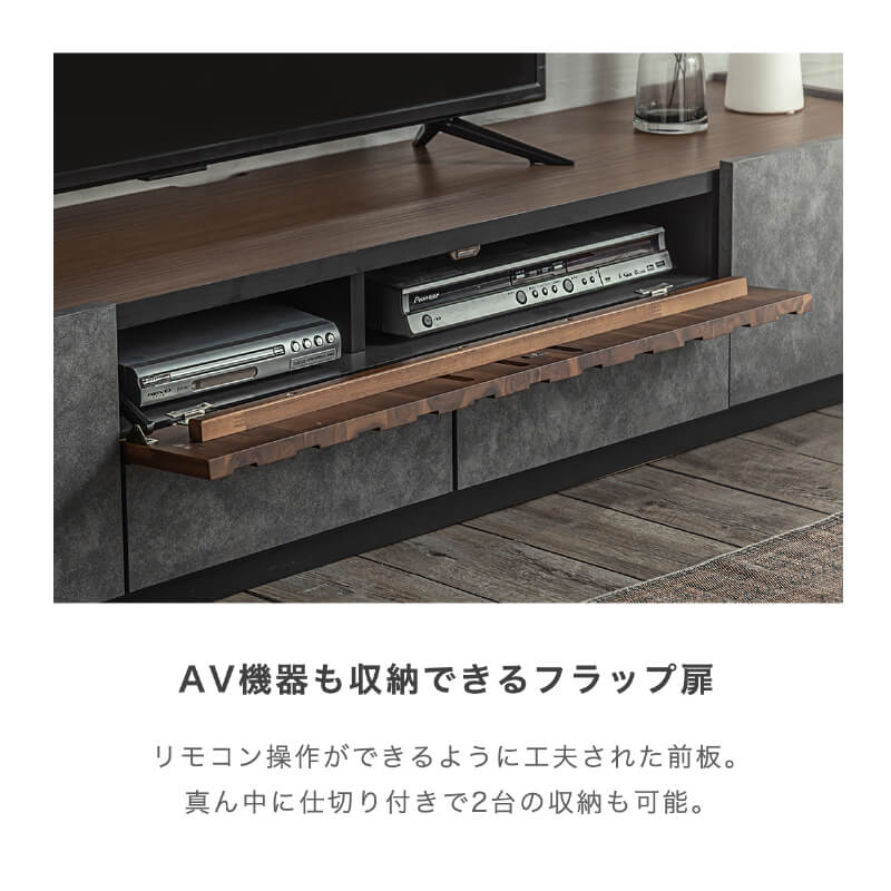 【新品】グレーの木製テレビ台 引き出し式収納付き モダン木製ガラス扉付きテレビ台 | 洗練されたデザインと豊富な収納力