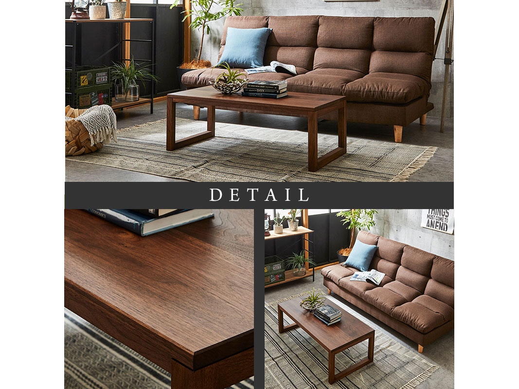 GMIH194○ウォールナット無垢材 リビングテーブル センターテーブル ロー GMIH194○ウォールナット無垢材 リビングテーブル センターテーブル ロー