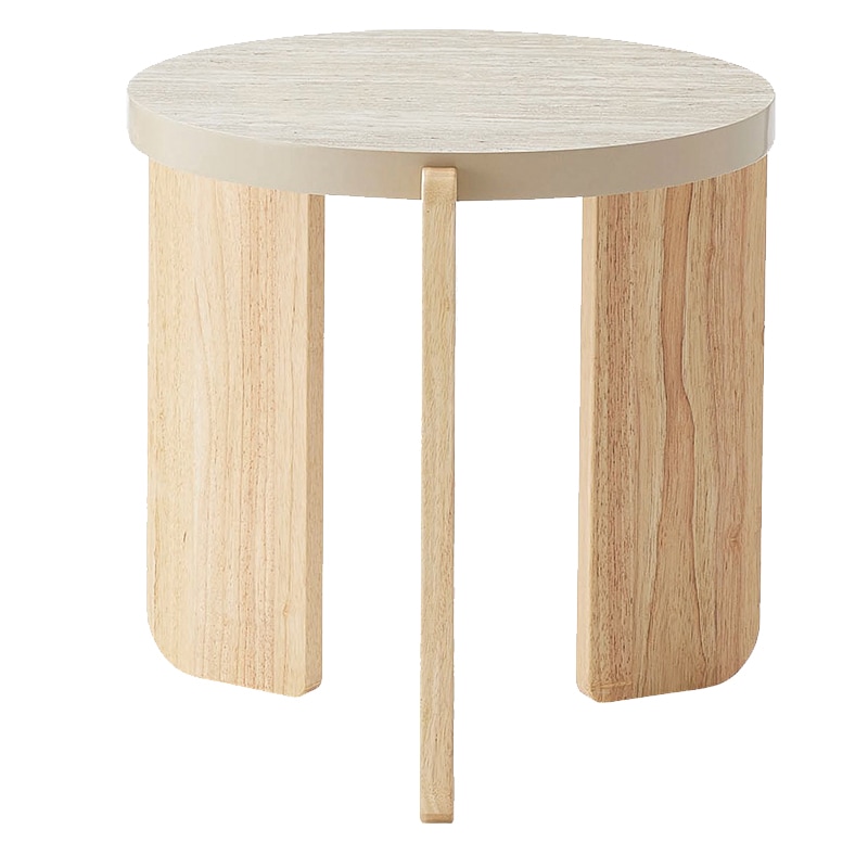 サイドテーブル 木製 丸 おしゃれ ラウンドテーブル 円形 天然木 北欧