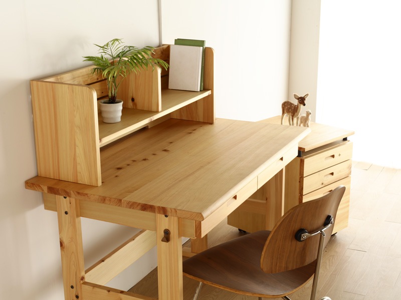 ファイン110 デスクセット ブラックアッシュ | 店舗,有限会社 野中木工