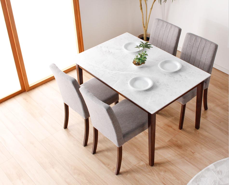    �����˥�5�����åȡ��ޡ��֥롡W120cm�ơ��֥롡�ʥ��å����ơ��ơ��֥롿������4�ӡˡ����б��Ϳ�����4�͡�