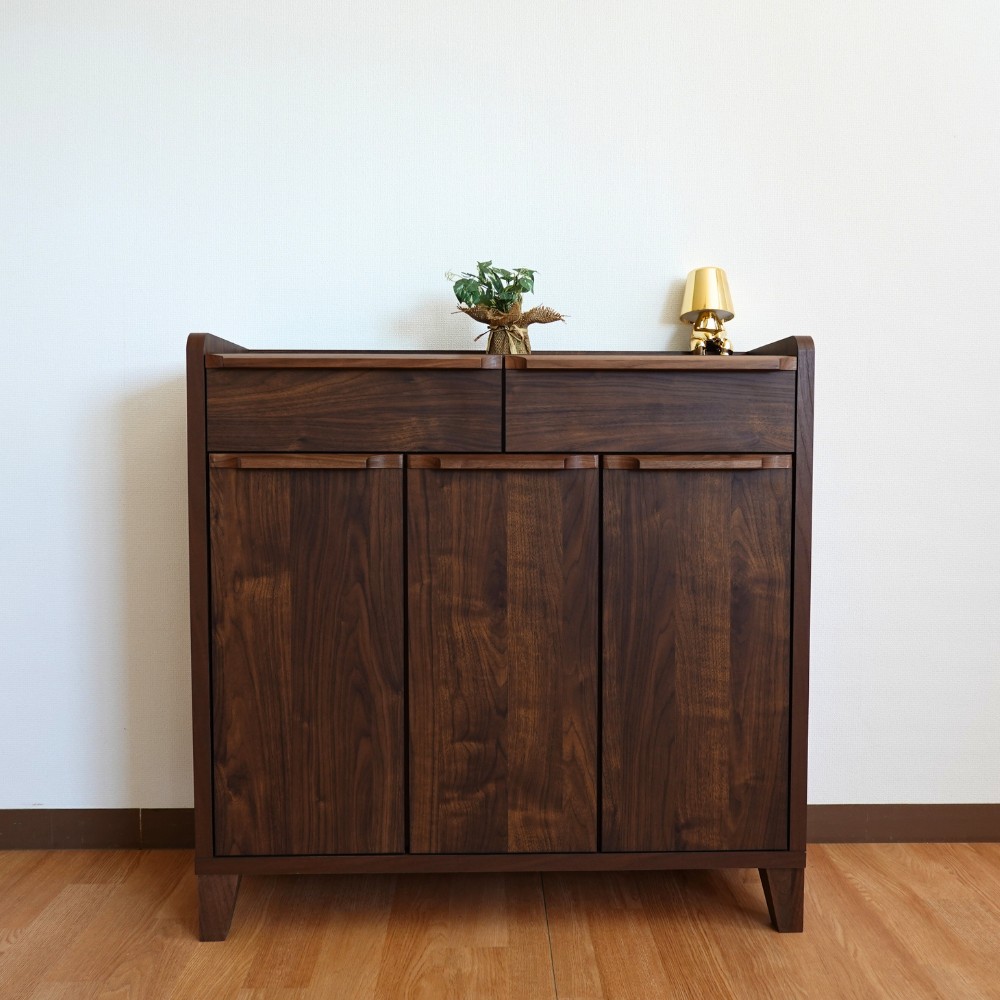 木製キャビネット サイドボード Wade Logan legacy- レガシー 90スリムキャビネット（ウォールナット/レッドオーク