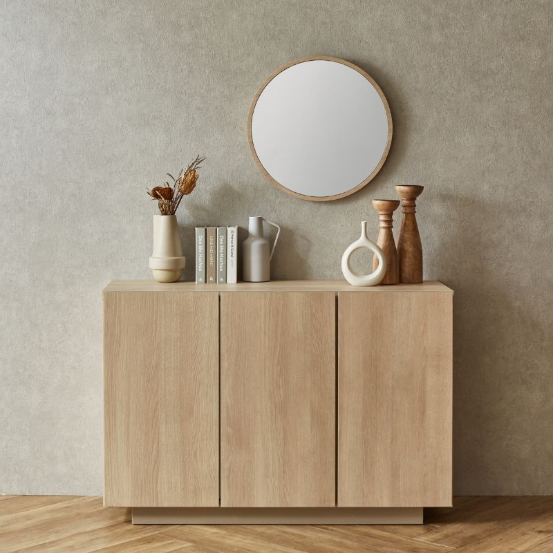 【ヴィンテージ】✴︎秋田木工✴︎ラウンドミラー✴︎ウォールミラー✴︎ 秋田木工 曲木 ウォールミラー 小判型 柳宗理 古代色