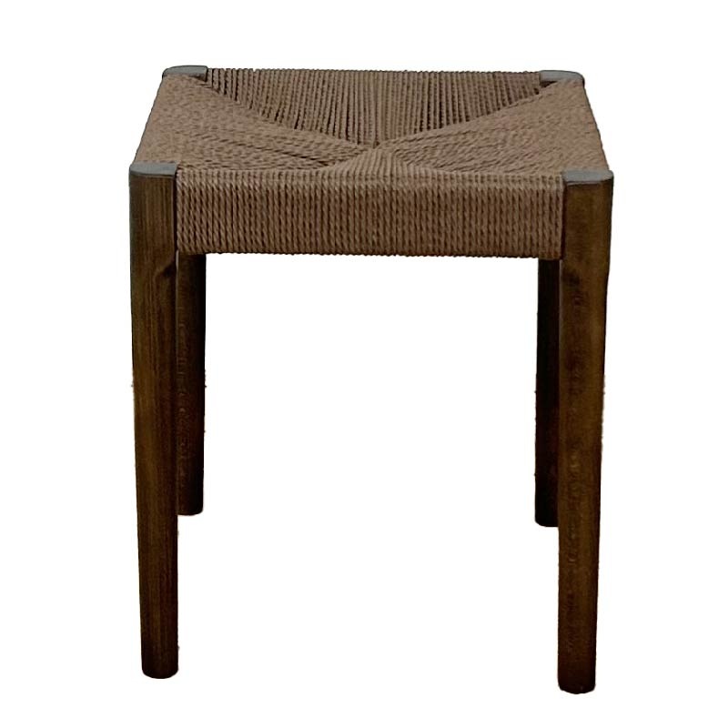 スツール 椅子 2脚 ペーパーコード 北欧 スタッキング 木製 チェア