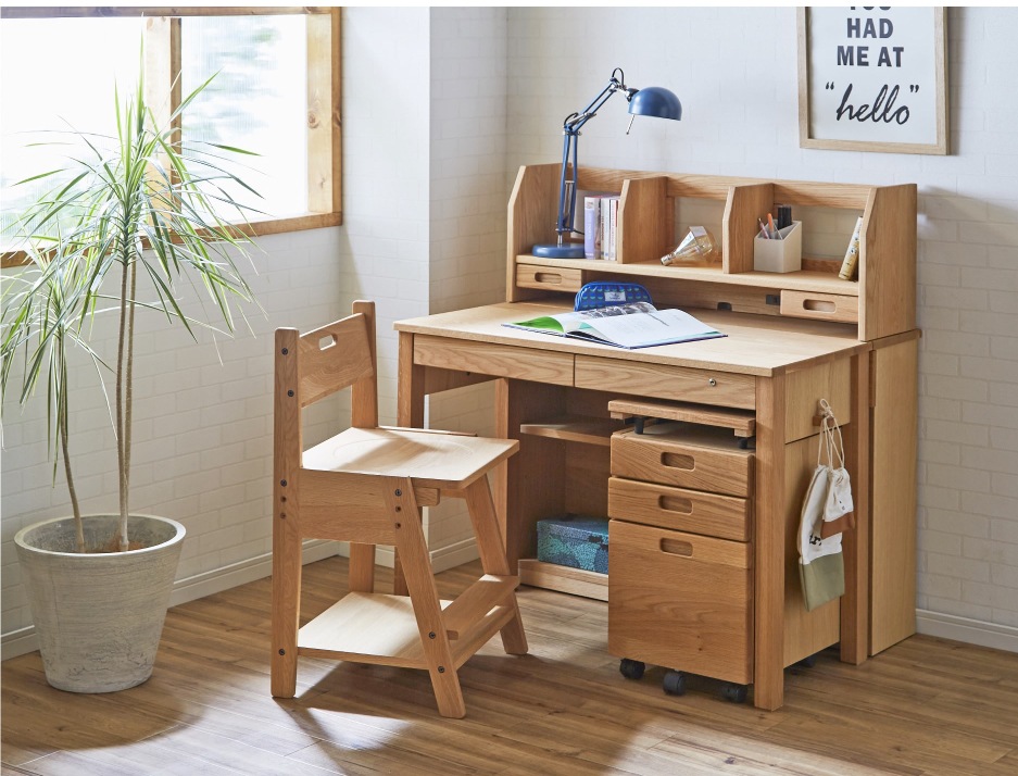 【新品】木製学習机 楽天市場】デスク 学習机 学習デスク 天然木 木製デスク 机 作業机