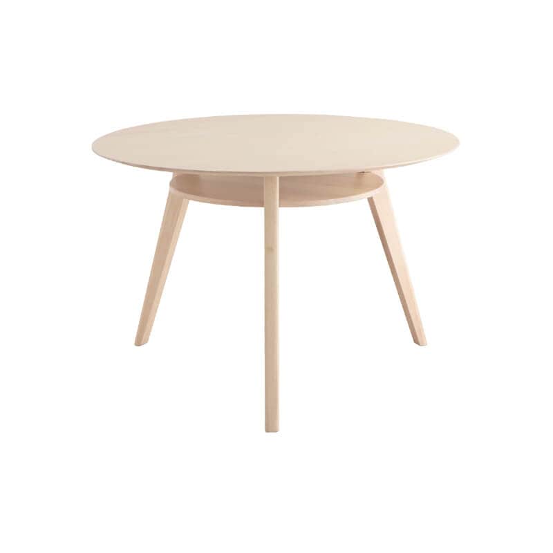 ダイニングテーブル 丸テーブル ダイニング 丸 北欧 無垢 白 幅 110 cm