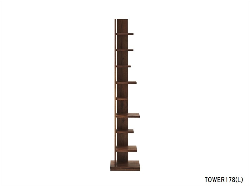 国産デザイナーズ家具 ブックシェルフ TOWER 178/139【丸庄】 | 店舗