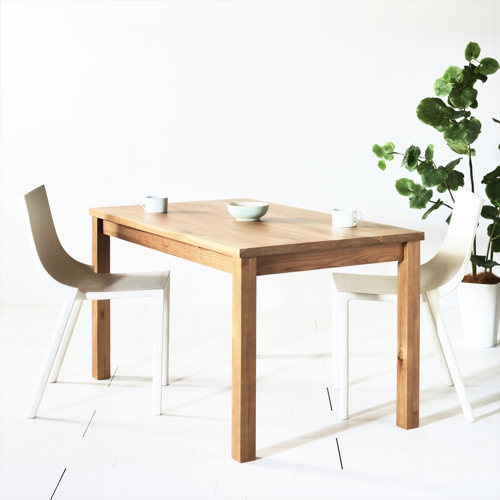 日本の山林を守ろう！】 レスキューダイニングテーブル 120 国産杉材