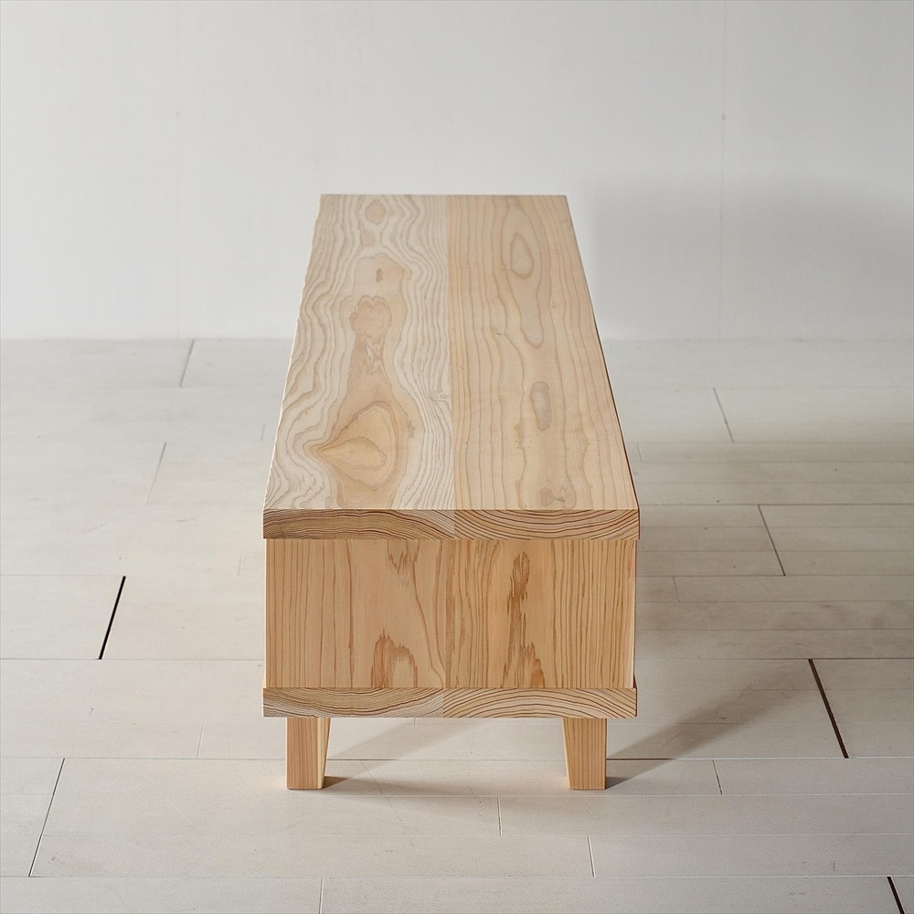 木の香テレビボード 150 杉材 九州産杉 国産 無垢材 天然木 無塗装