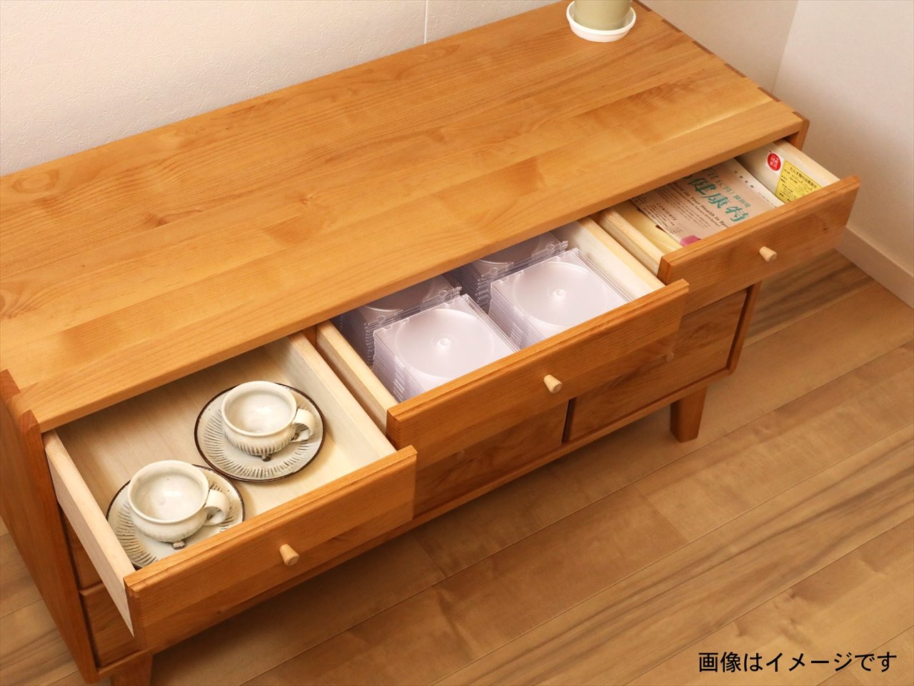 国産】kumukumu120-3段リビングチェスト | 店舗,株式会社 門田木工