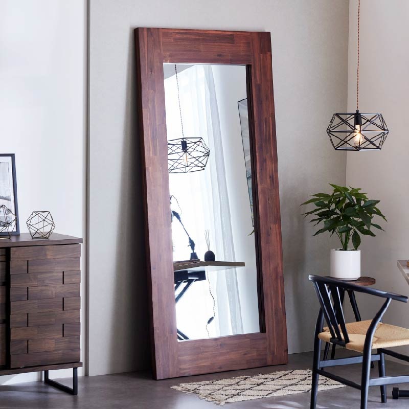 姿見 ミラー 全身 全身鏡 鏡 全身ミラー 玄関 リビング 衣装部屋 古材