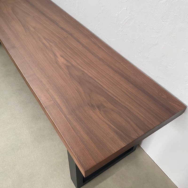 KT】ダイニングベンチ【164cm・ウォールナット】 | 店舗,株式会社河口