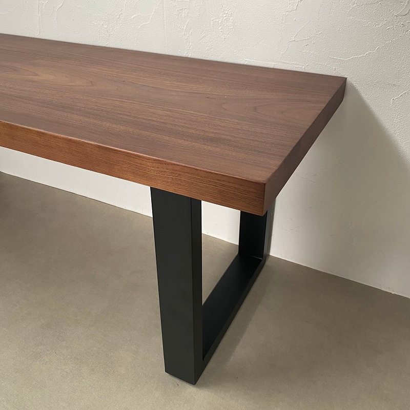 KT】ダイニングベンチ【164cm・ウォールナット】 | 店舗,株式会社河口