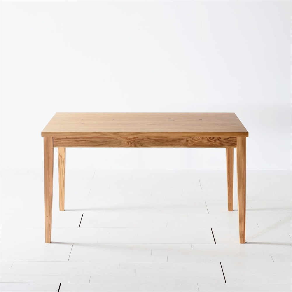 木の香ダイニングテーブル 120 テーパー脚 杉材 九州産杉 国産 無垢材