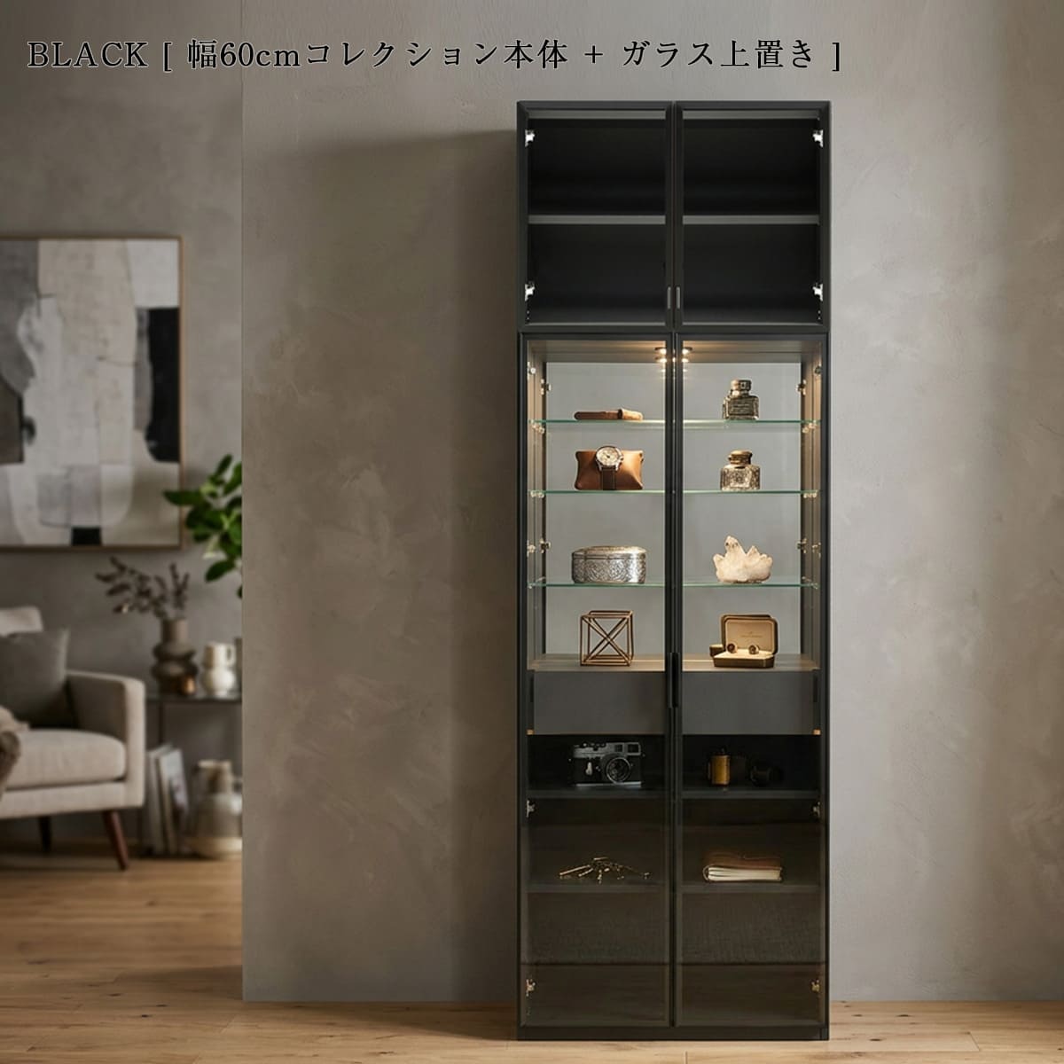 FRA 幅60cm 幅80cm コレクションボード キュリオケース コレクション